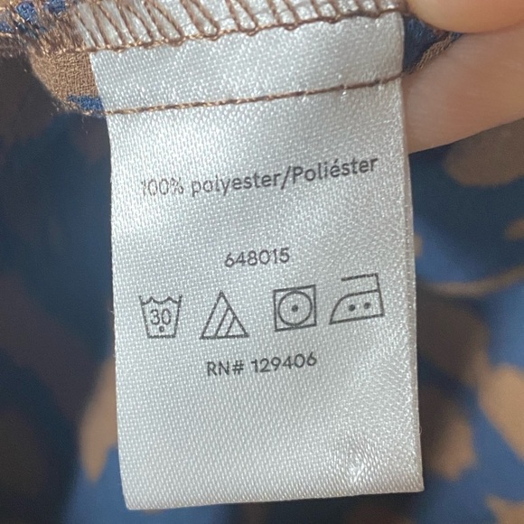 Venus Two Tone Leopard Print Blouse Medium - Picture 4 of 6